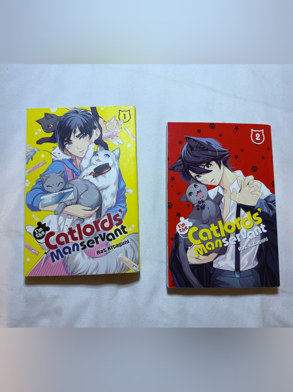 Catlord's Manservant Manga Volume Set - Yellow & Red Covers